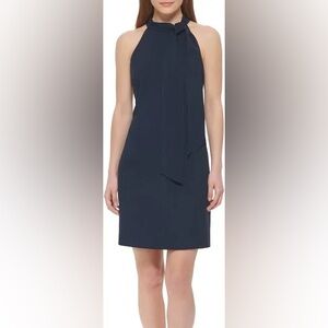 NWT Vince Camuto bow neck shift dress